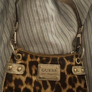 Guess Animal Print Shoulder Bag